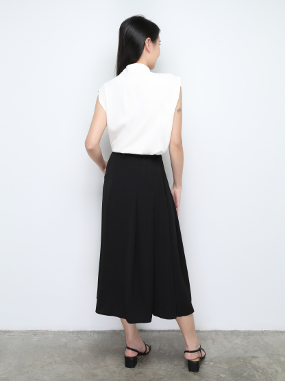 Formal Side Deocrative Belt Skirt 30350