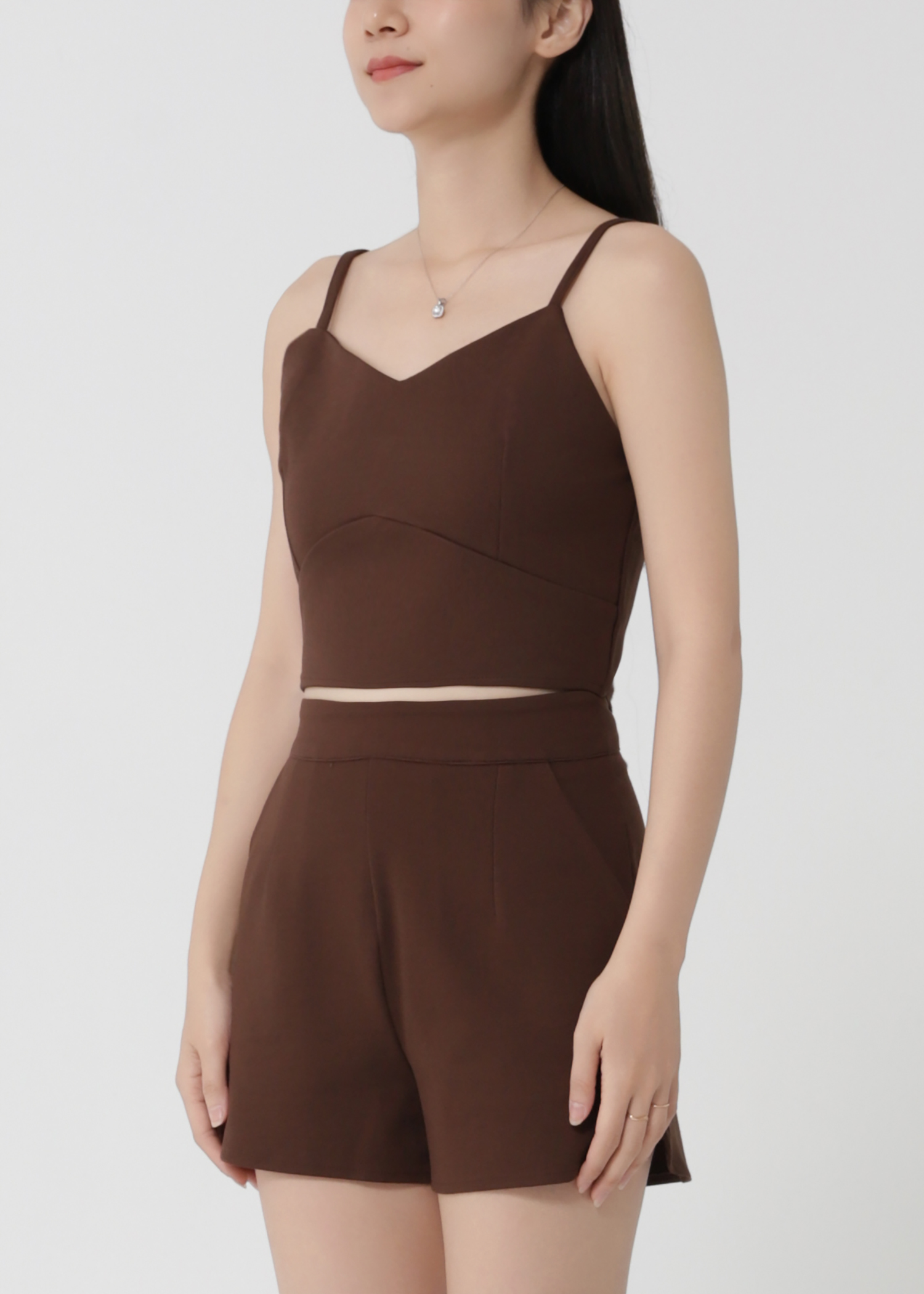 Sleeveless Top With Short pants Set 30438