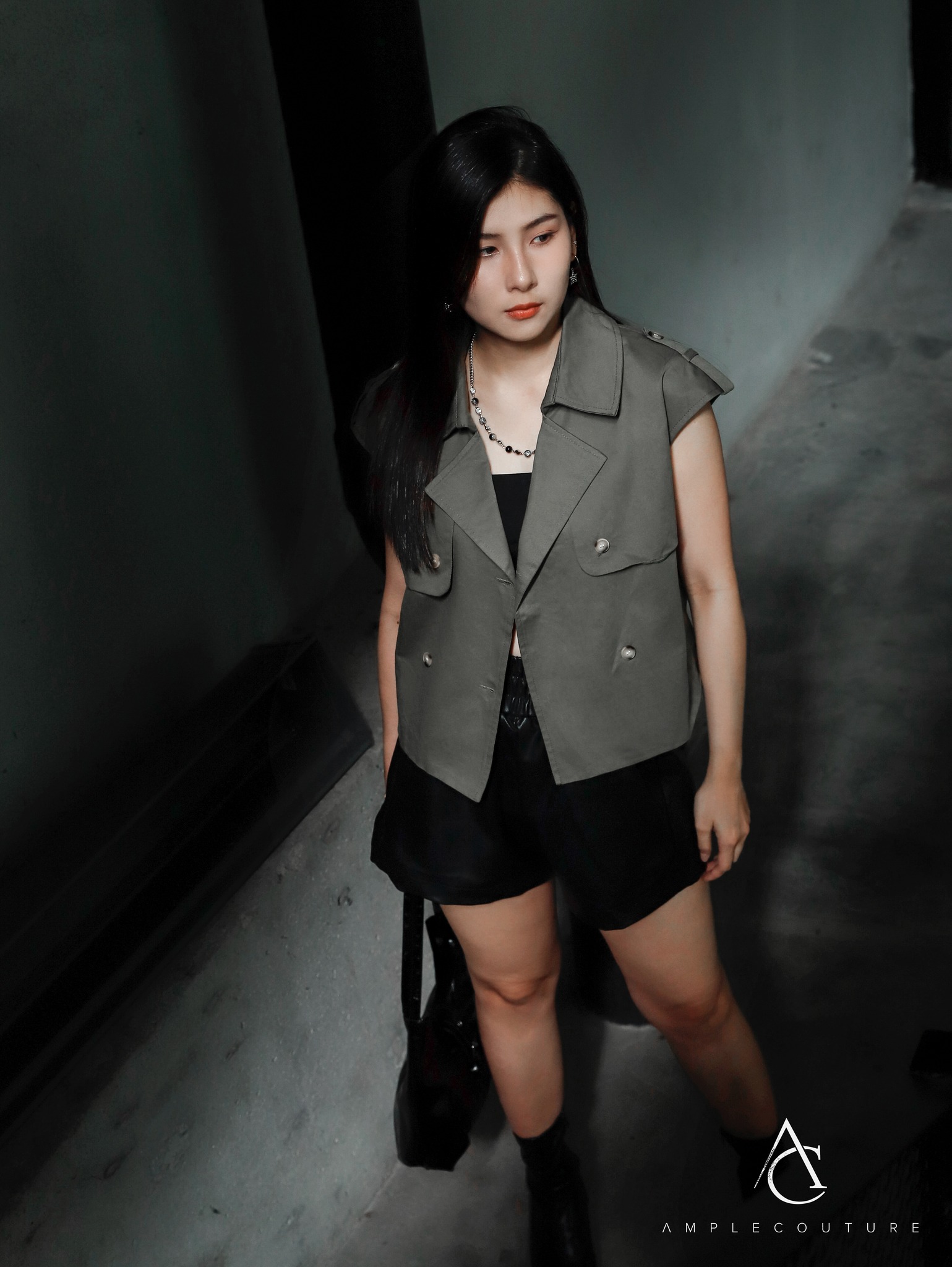 Sleeveless Front Button Top 30526 (SPO)