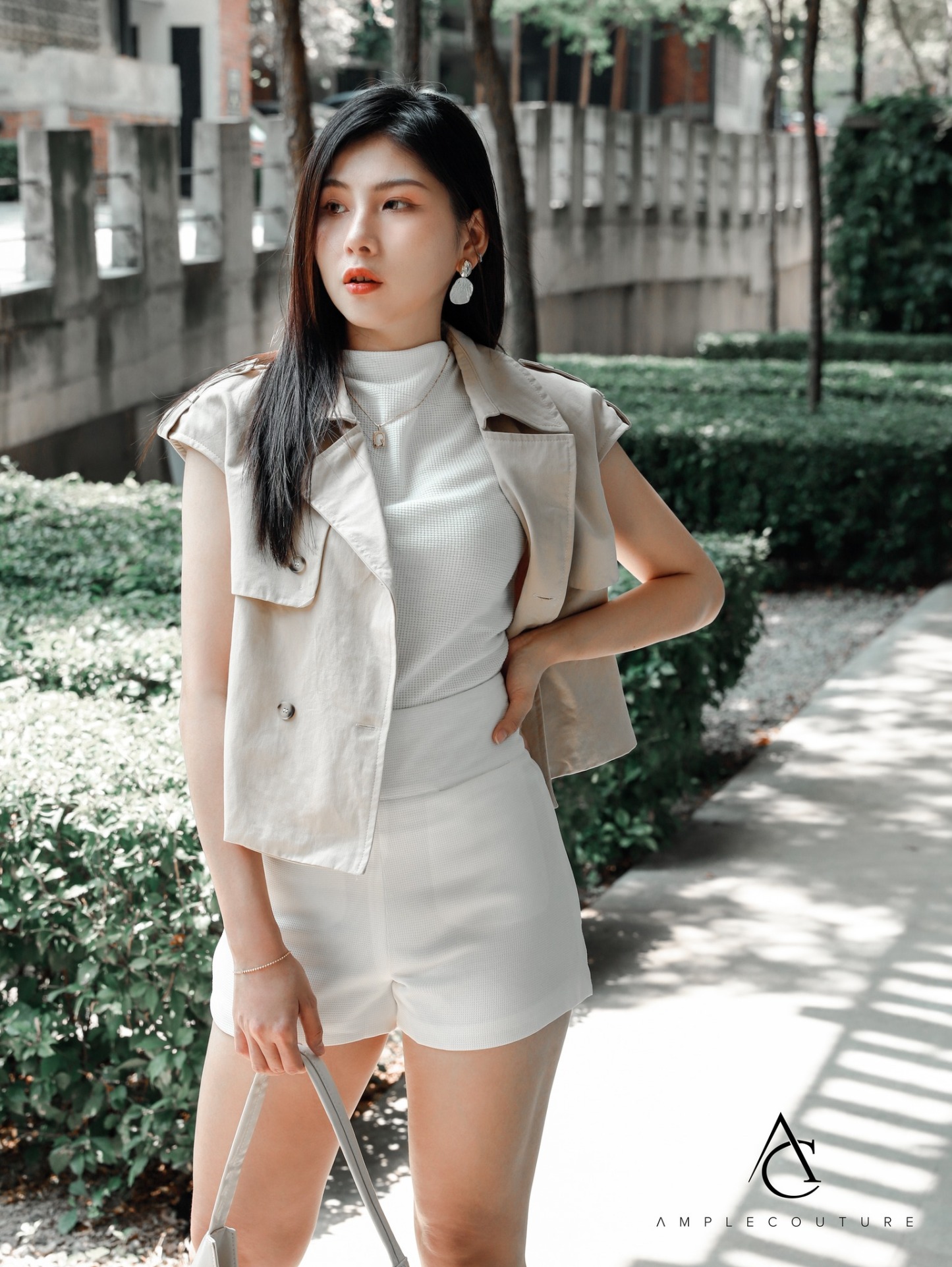 Sleeveless Front Button Top 30526 (SPO)