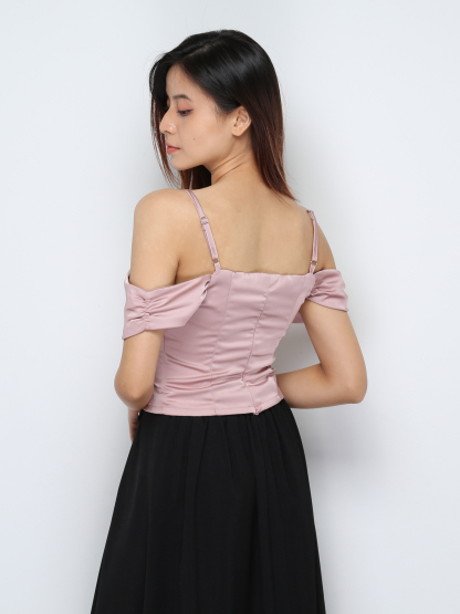Satin Sleeveless Top 30637