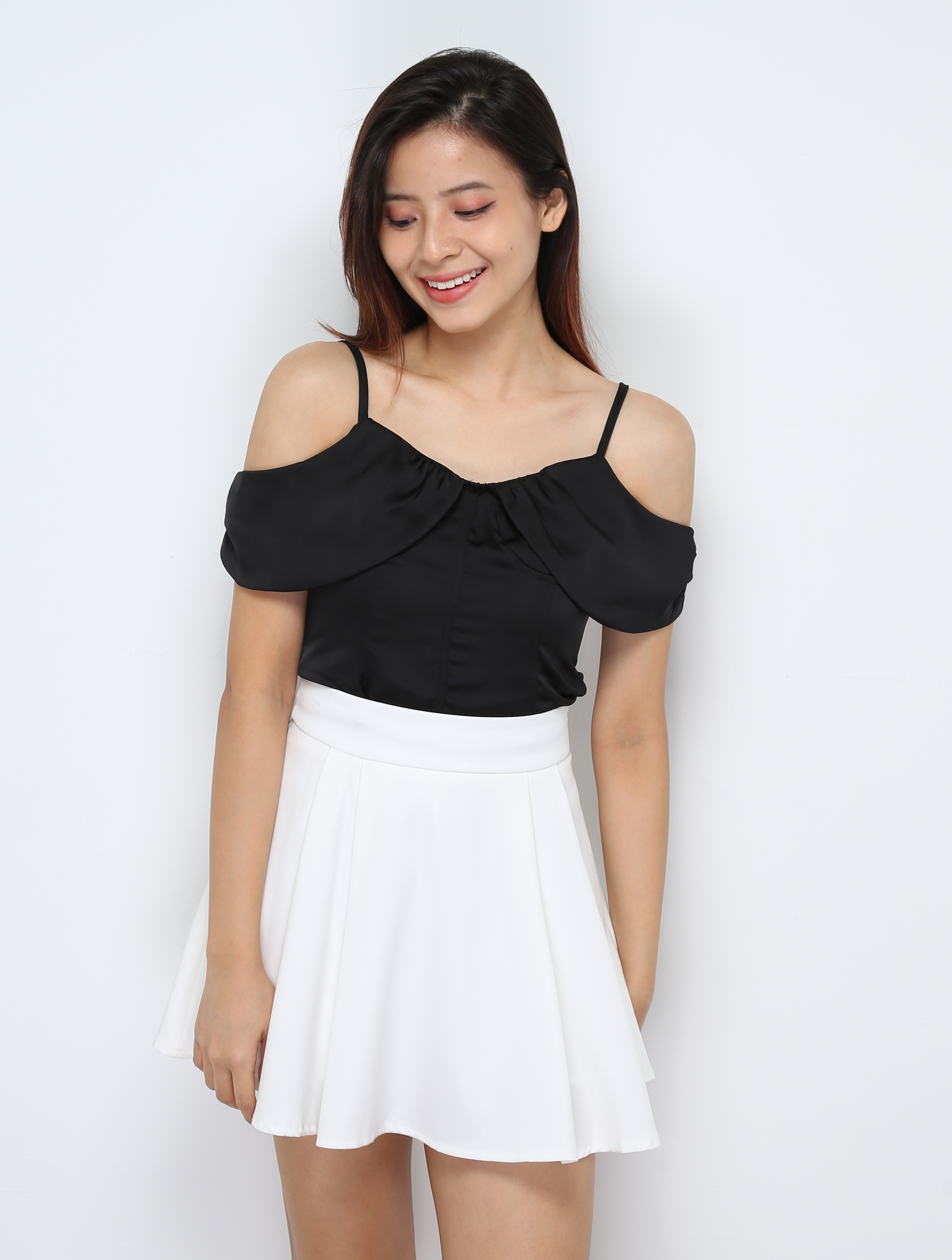 Satin Sleeveless Top 30637