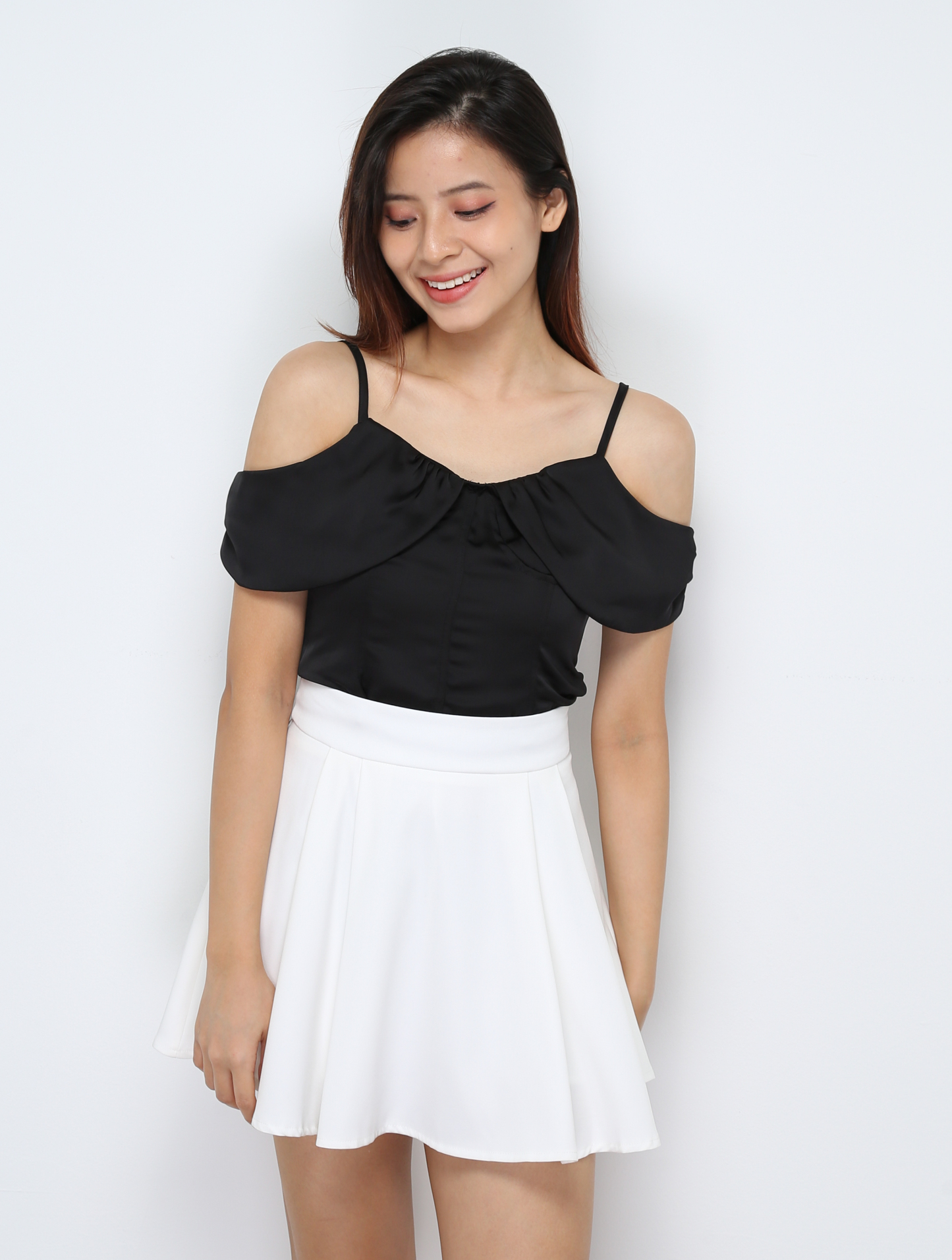 Satin Sleeveless Top 30637