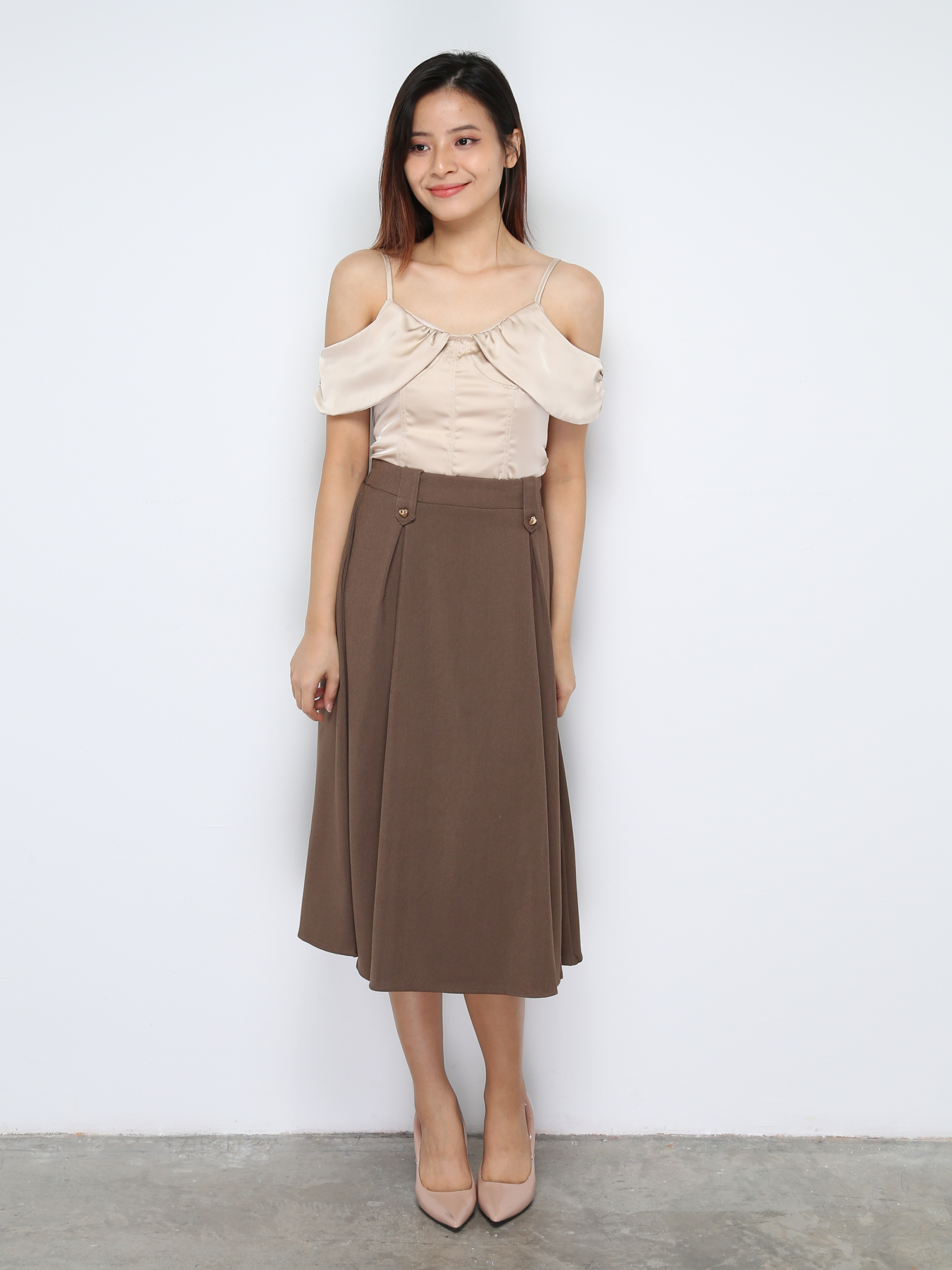 Satin Sleeveless Top 30637