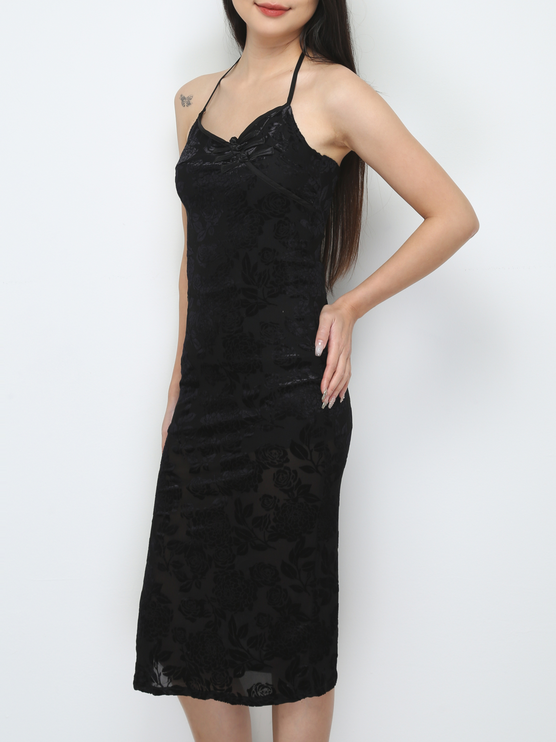 Halter Floral Dress 30652