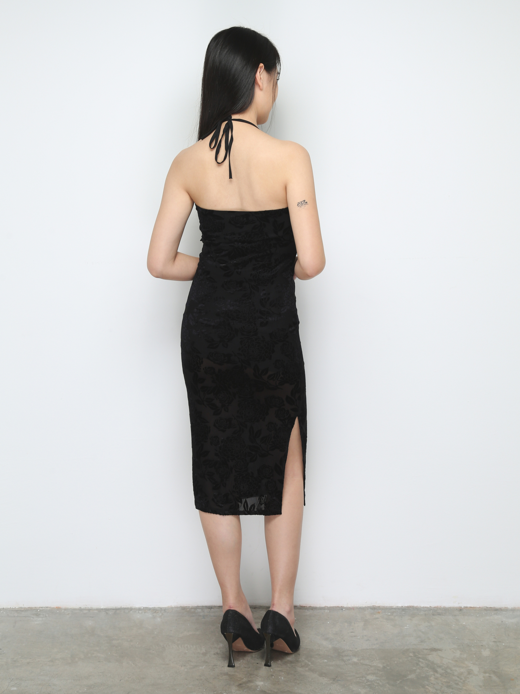 Halter Floral Dress 30652