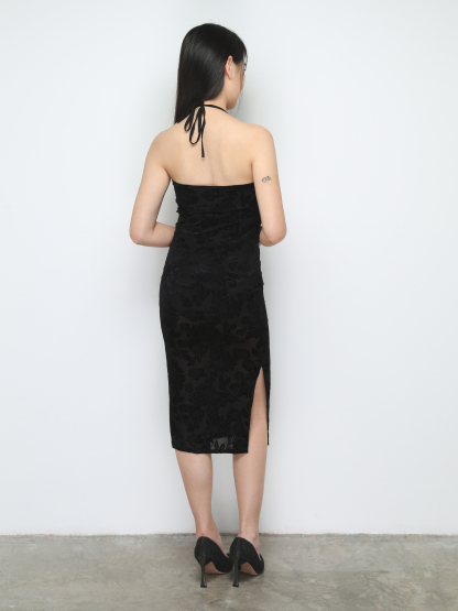 Halter Floral Dress 30652