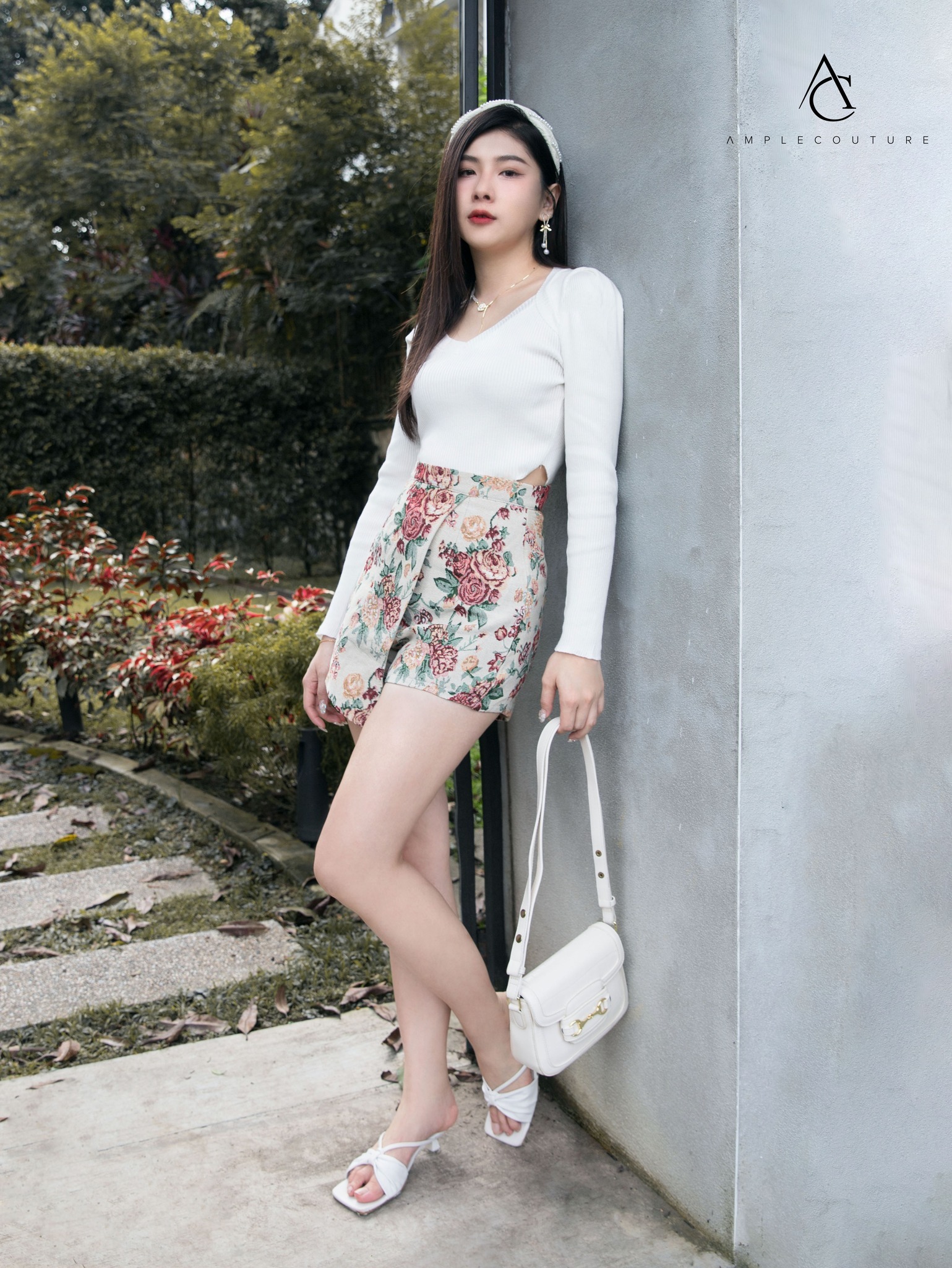 Flower Print Skirt Pant 30131 (SPO)