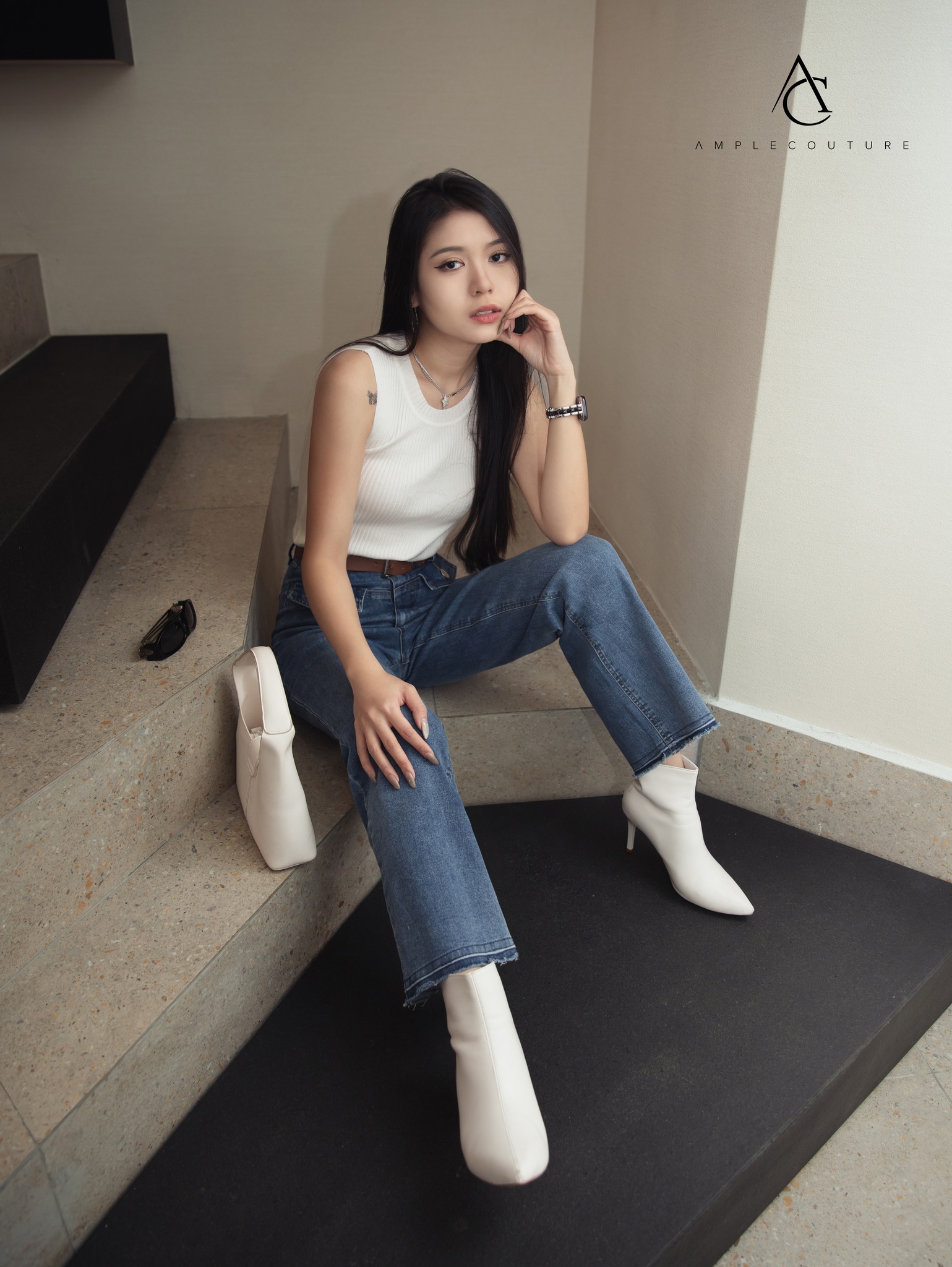 Knitted Sleeveless Top 30699