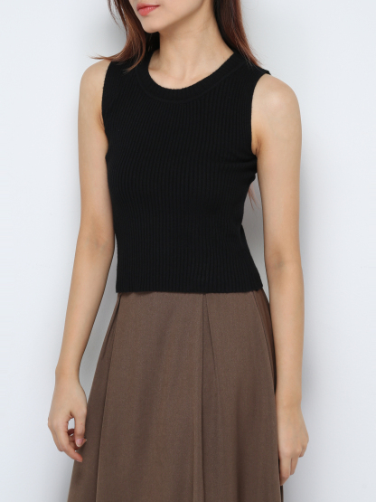 Knitted Sleeveless Top 30699