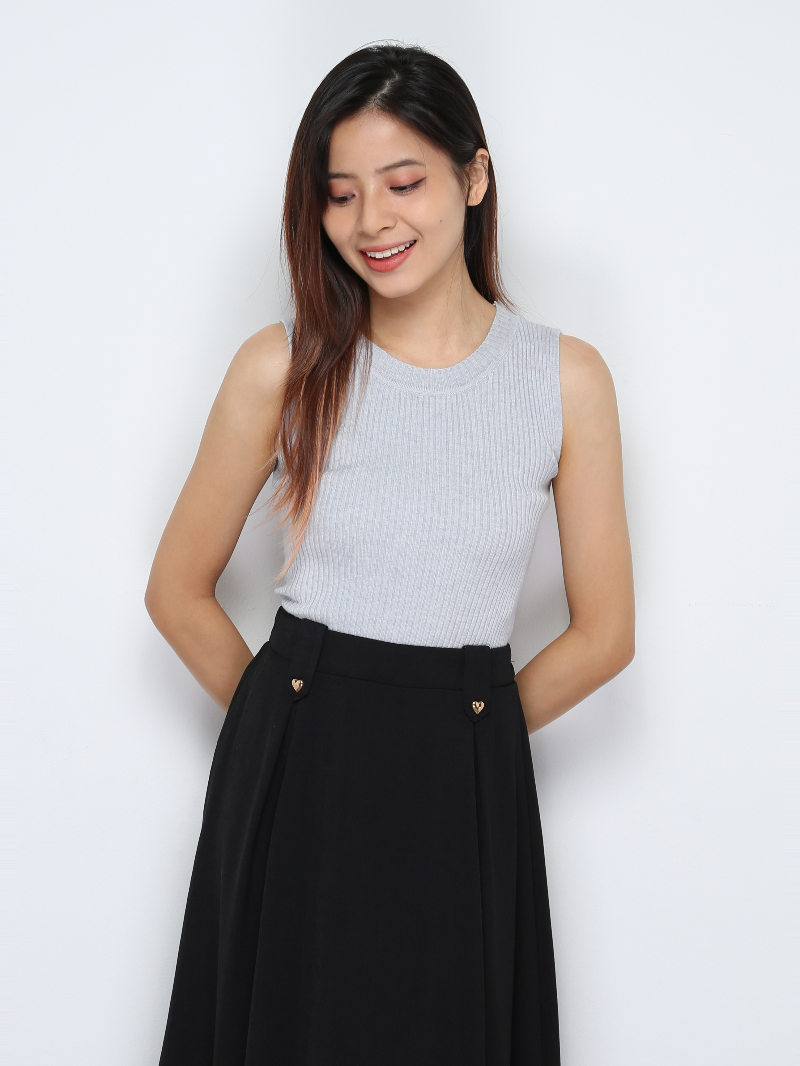 Knitted Sleeveless Top 30699