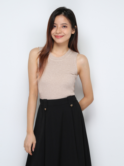 Knitted Sleeveless Top 30699
