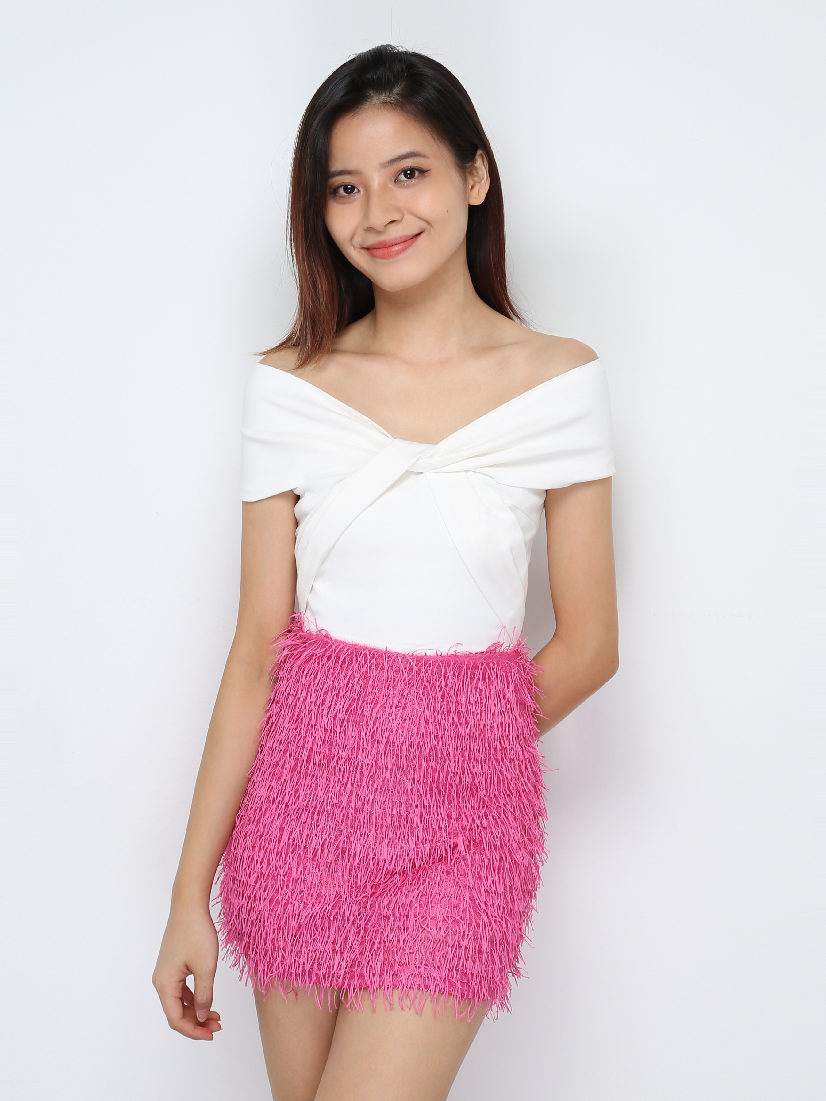 High Waist With Fut Skirt Pants 30718 (SPO)