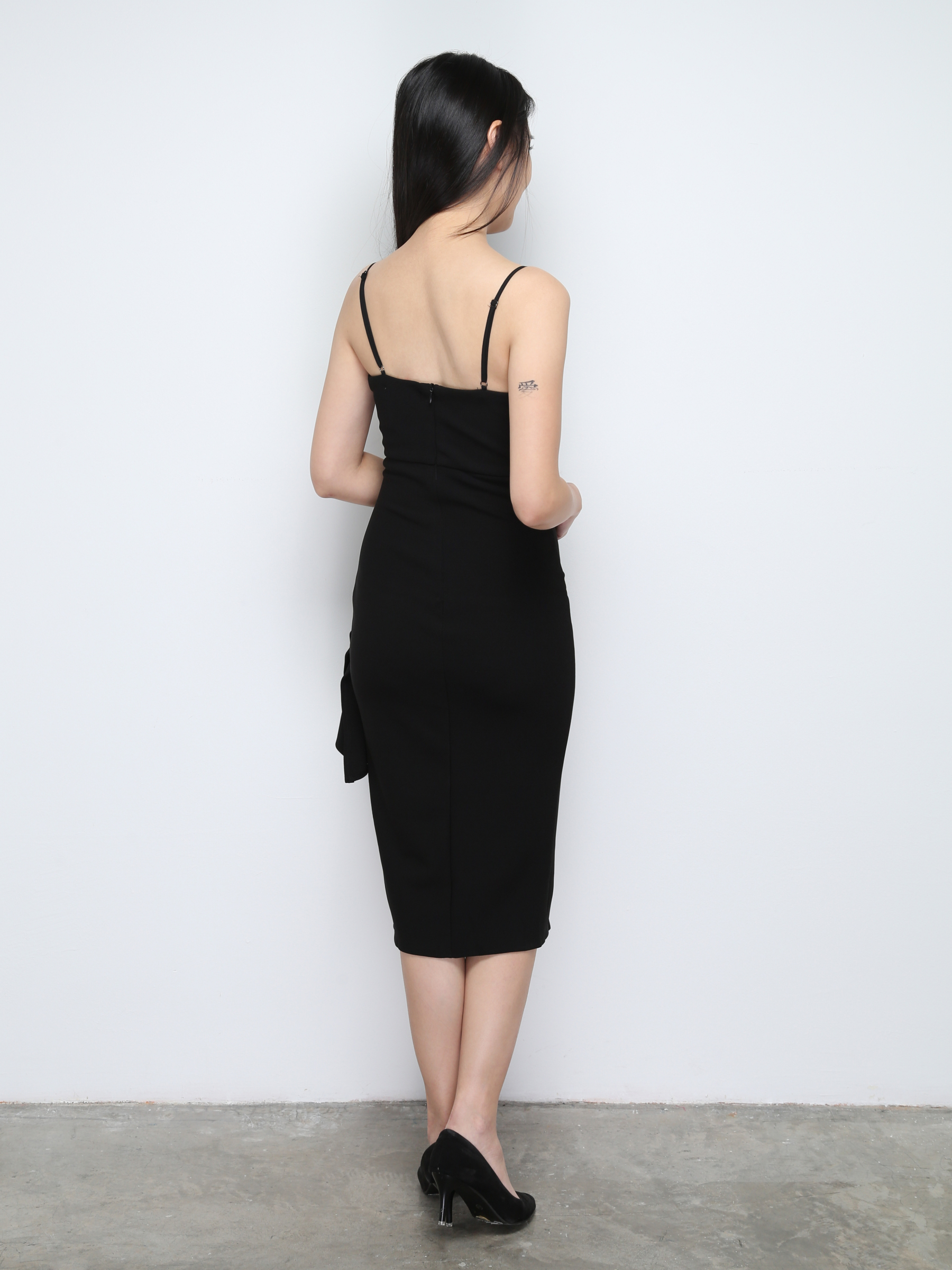 Sleeveless Ruffles With Split Dress 30724 (SPO)