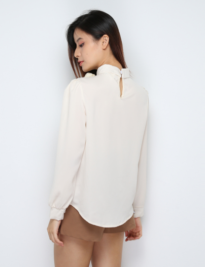 High Waist Back Zip Short Pants 30550