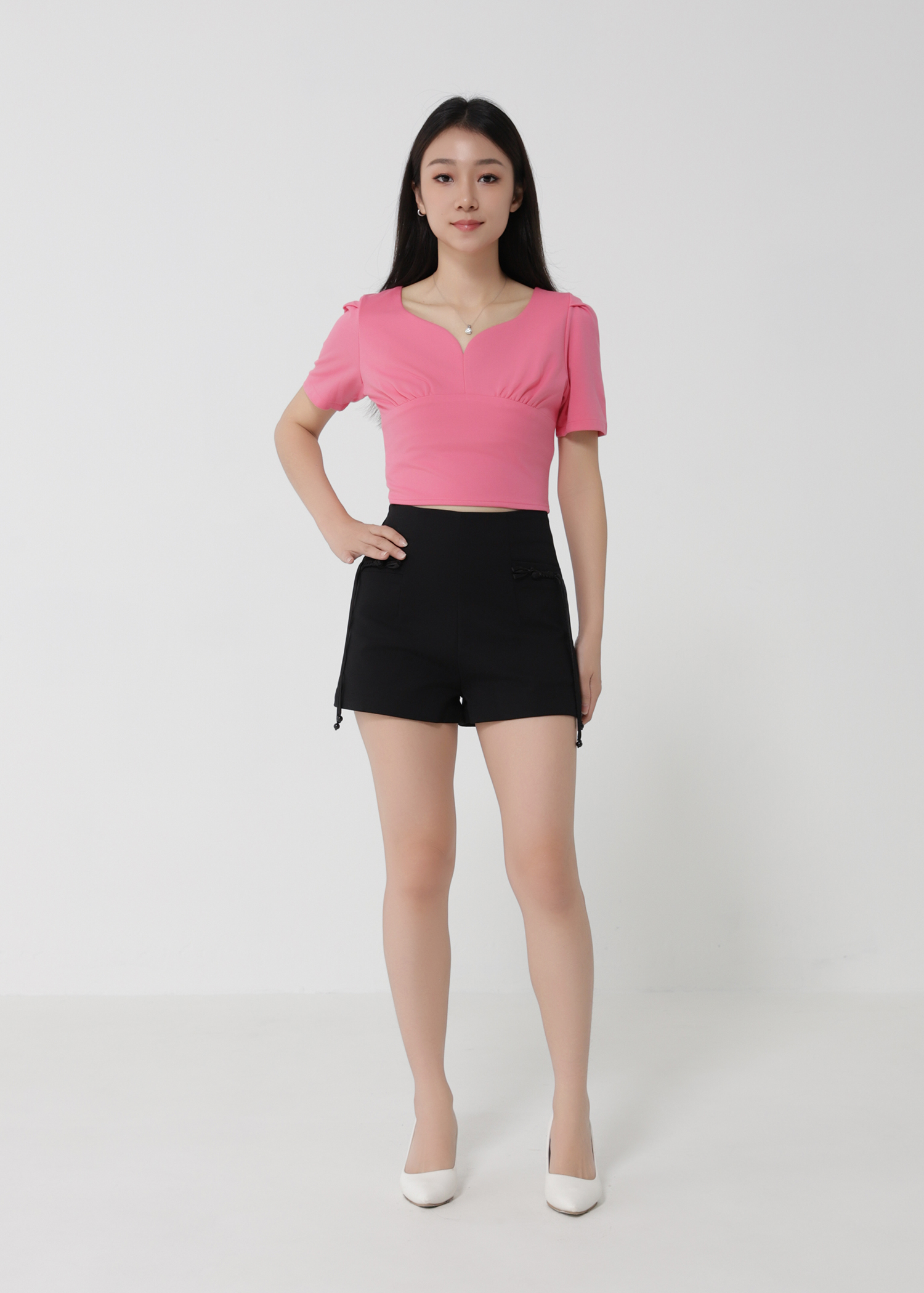 Sweetheart Neckline Top 30756