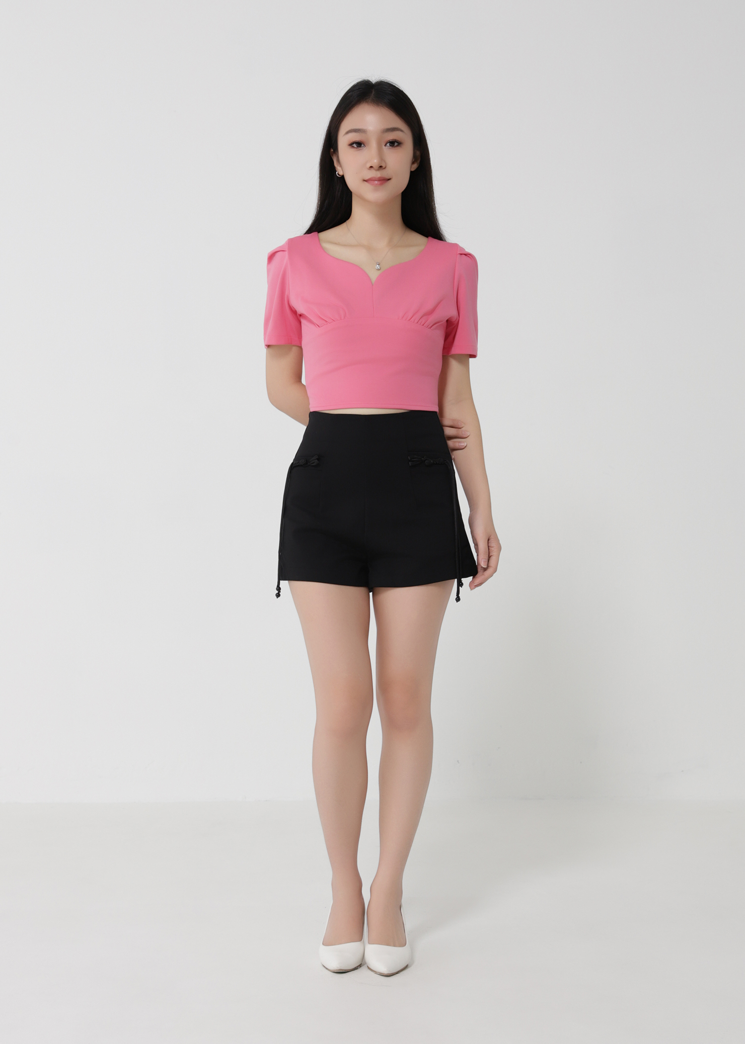 Sweetheart Neckline Top 30756
