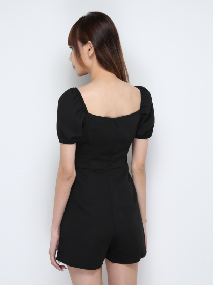 Puff SLeeve Back Zip Jumpsuit 30760