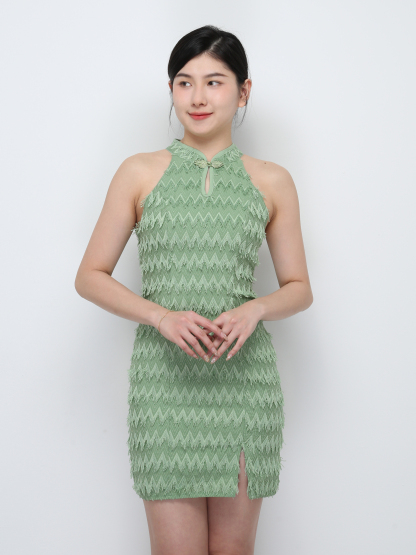 Cheongsam Halter Dress 30773