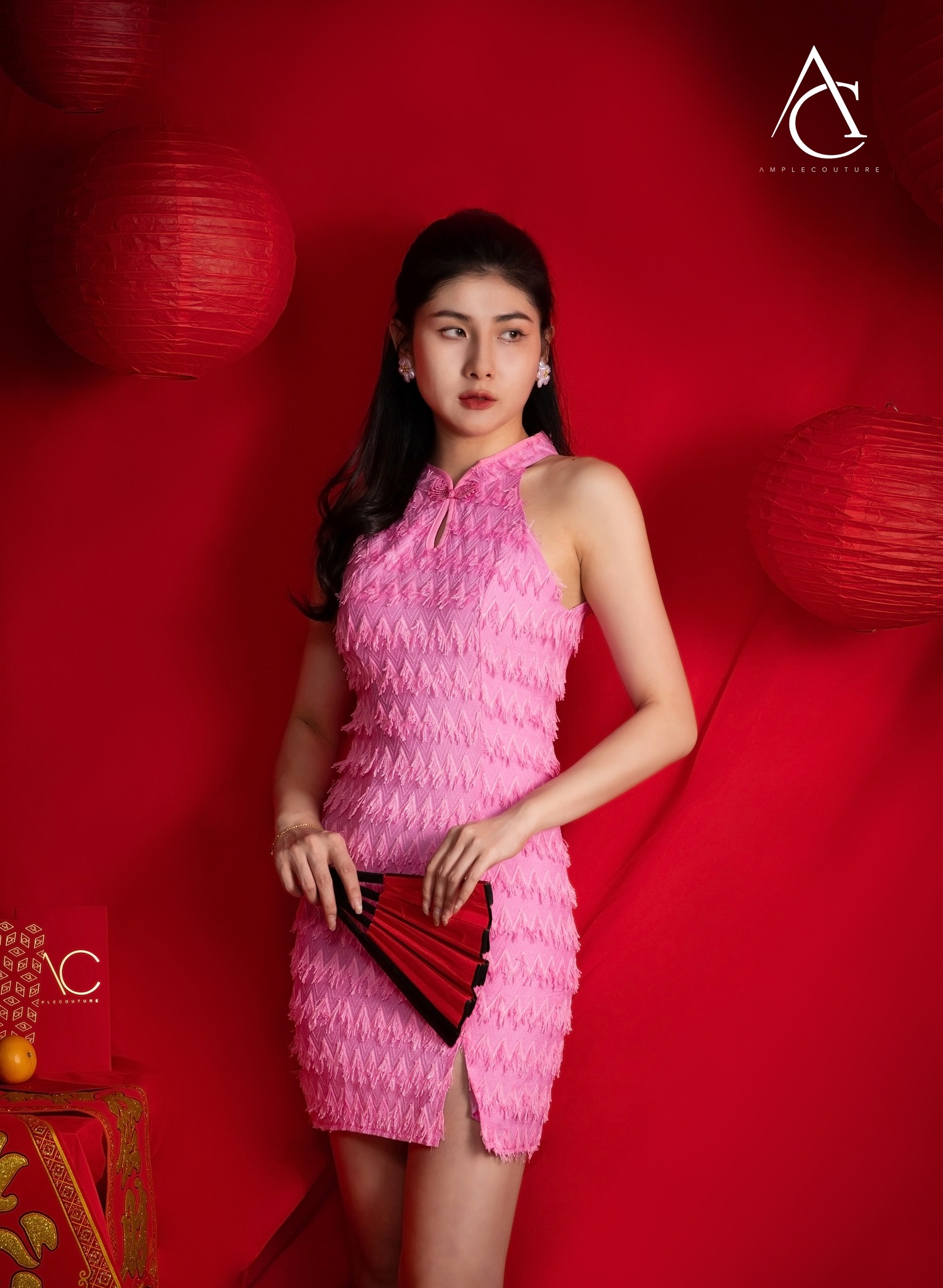 Cheongsam Halter Dress 30773