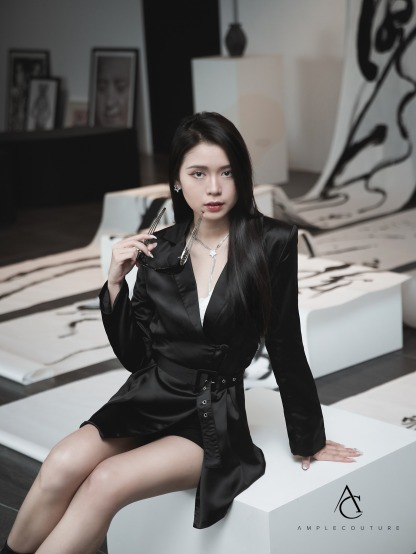 Elegant Long Sleeve Dress 30925 (SPO)