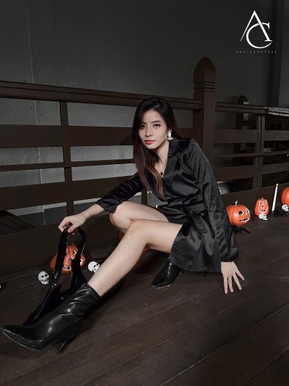 Elegant Long Sleeve Dress 30925 (SPO)