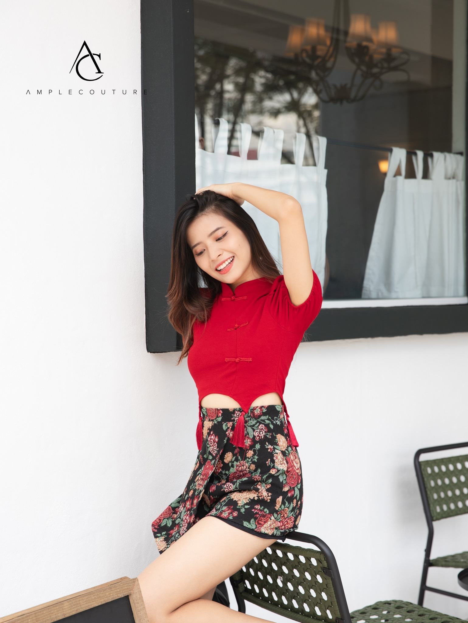 Flower Print Skirt Pant 30131 (SPO)