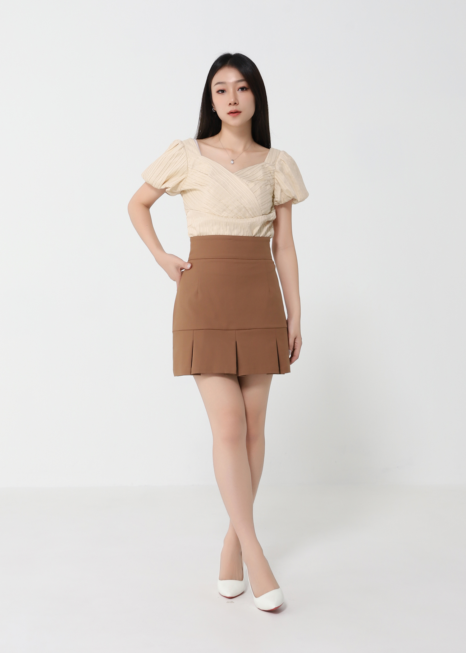 High Waist With Pleated 31168