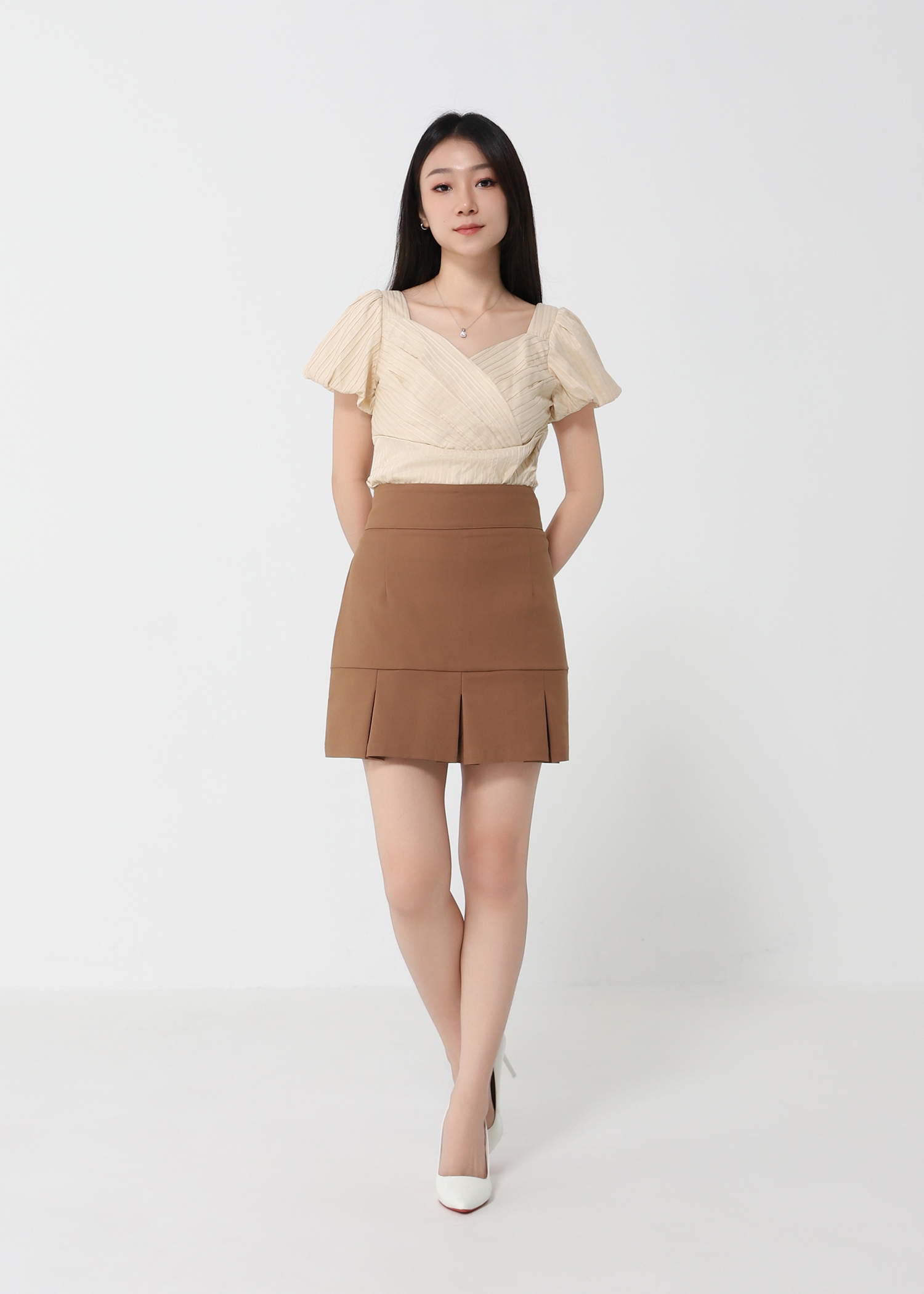 High Waist With Pleated 31168