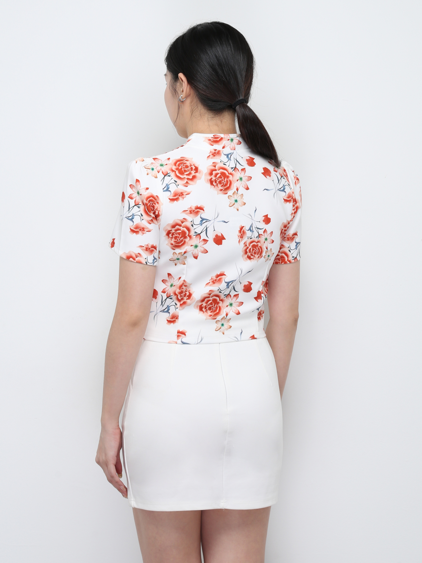 Floral Cheongsam Top 31204