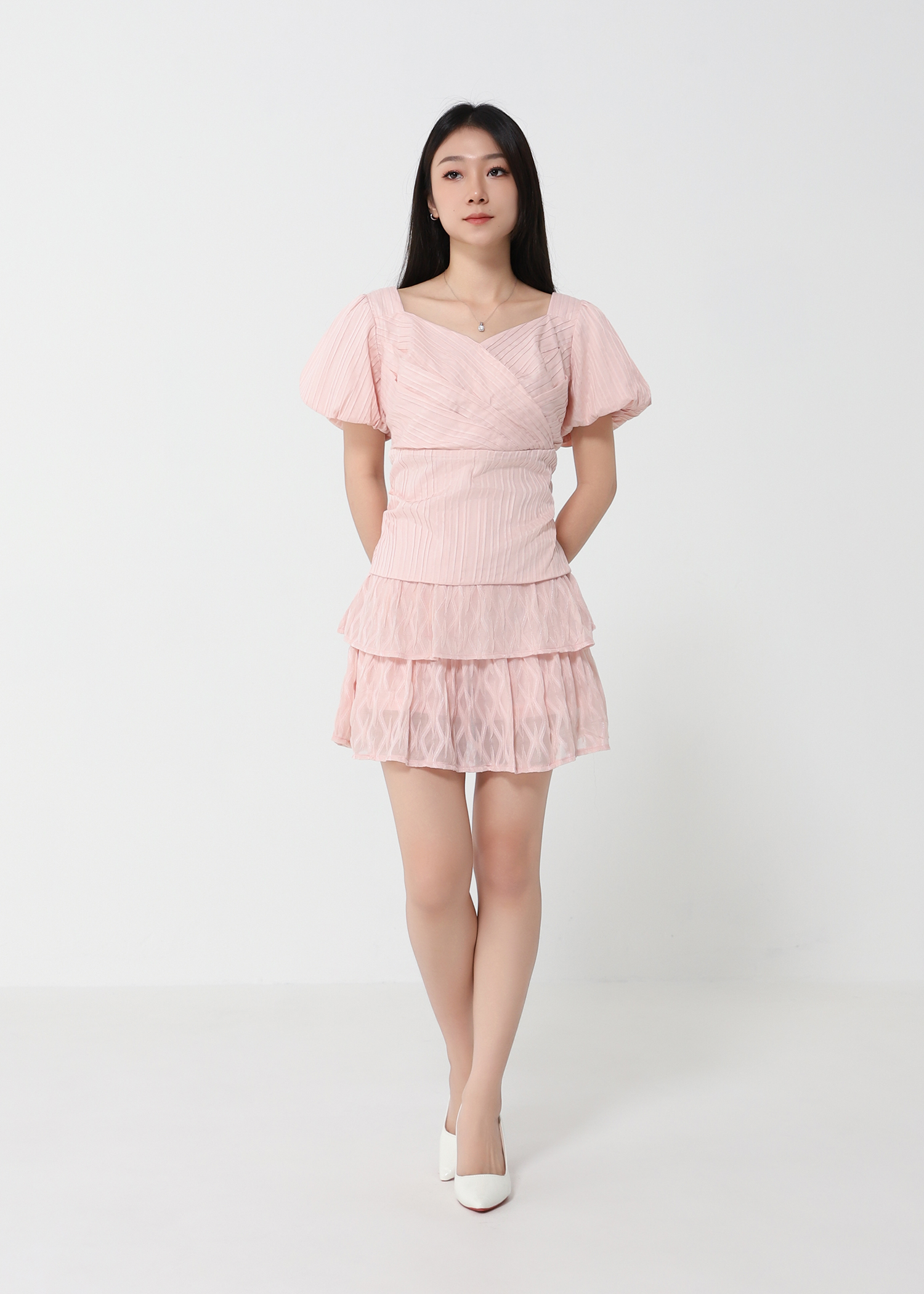 High Waist Layered Skirt Pants 31293