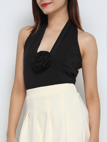 Front Decorative Flower Top 31345