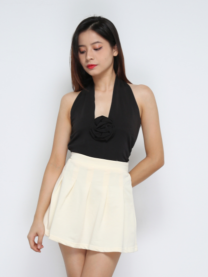 Front Decorative Flower Top 31345