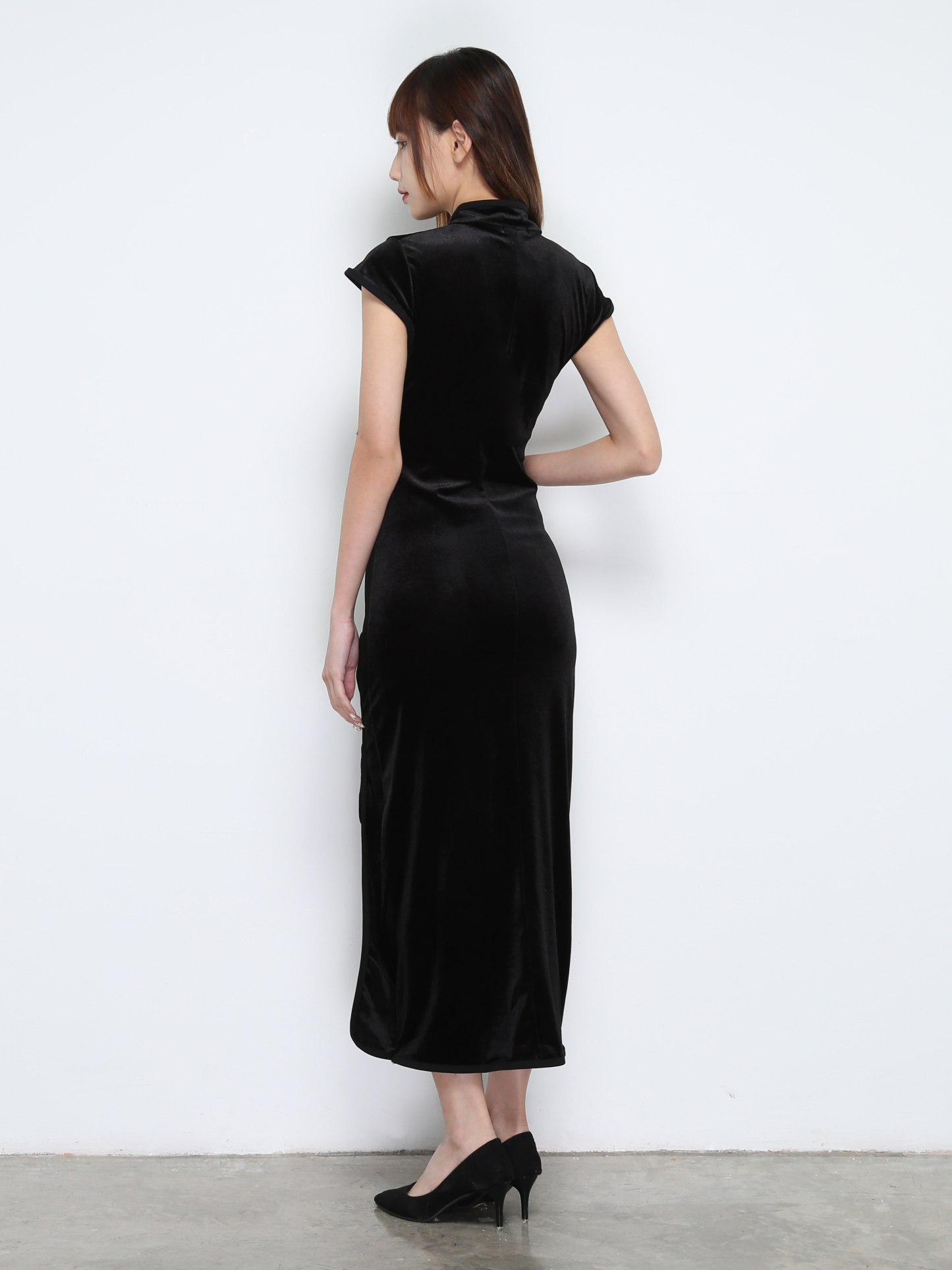 Sleeveless Cheongsam Dress 31355