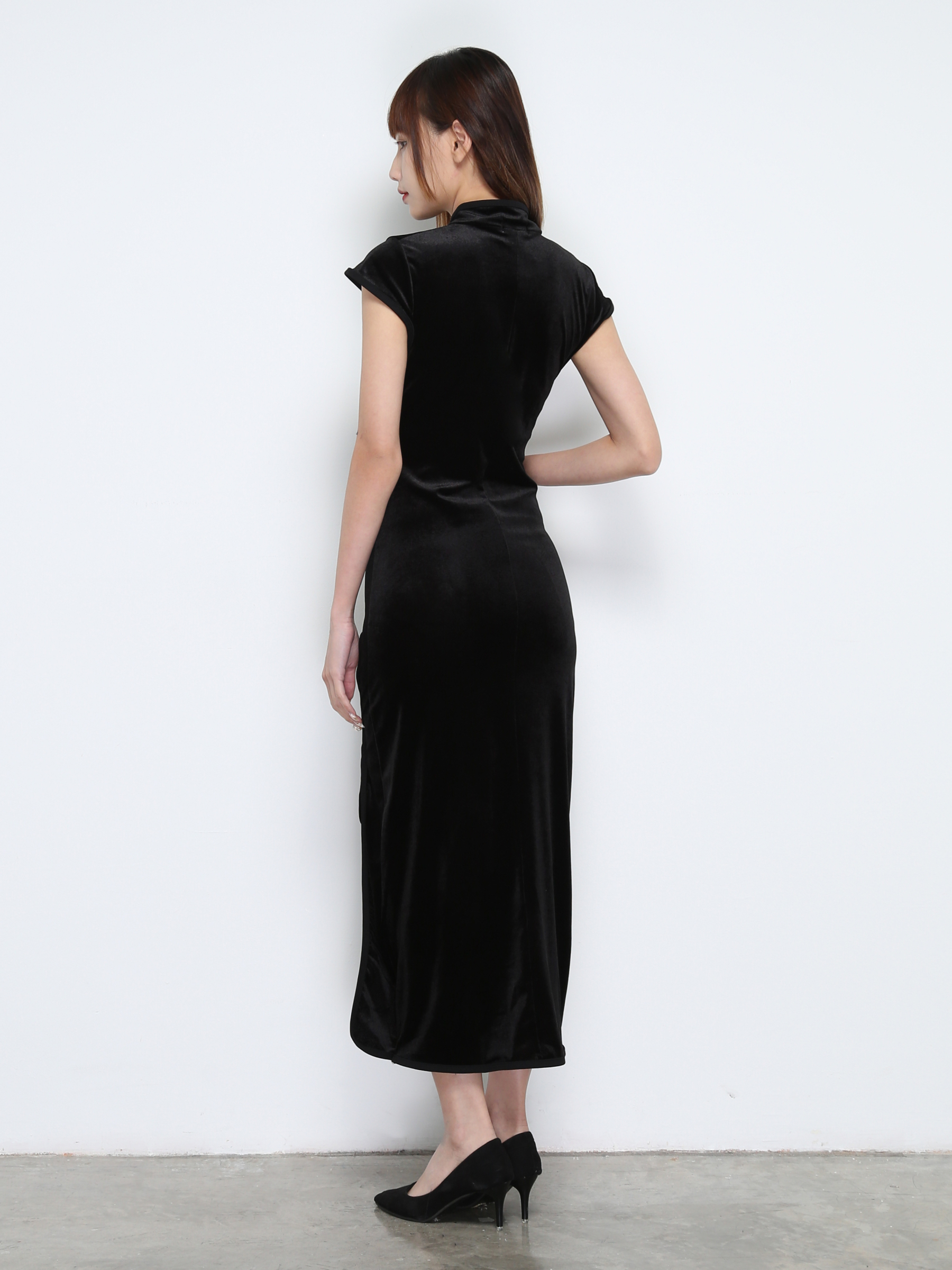 Sleeveless Cheongsam Dress 31355