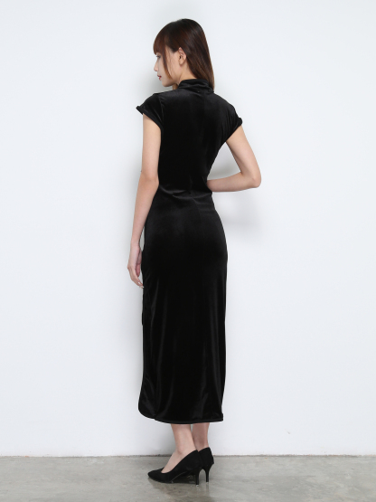 Sleeveless Cheongsam Dress 31355