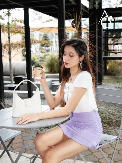 Sloping With Decorative Flower Top 31360