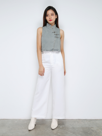 Denim Sleeveless Top 31408