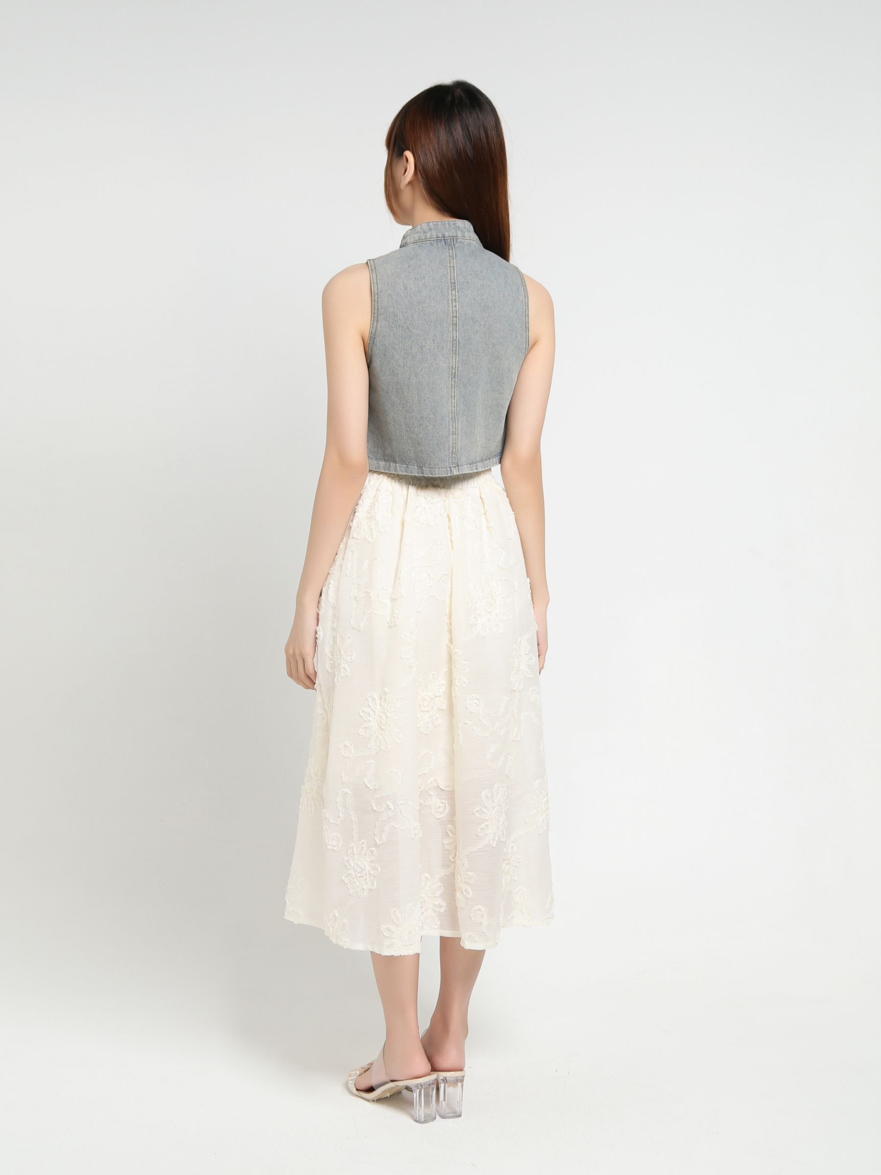 Denim Sleeveless Top 31408