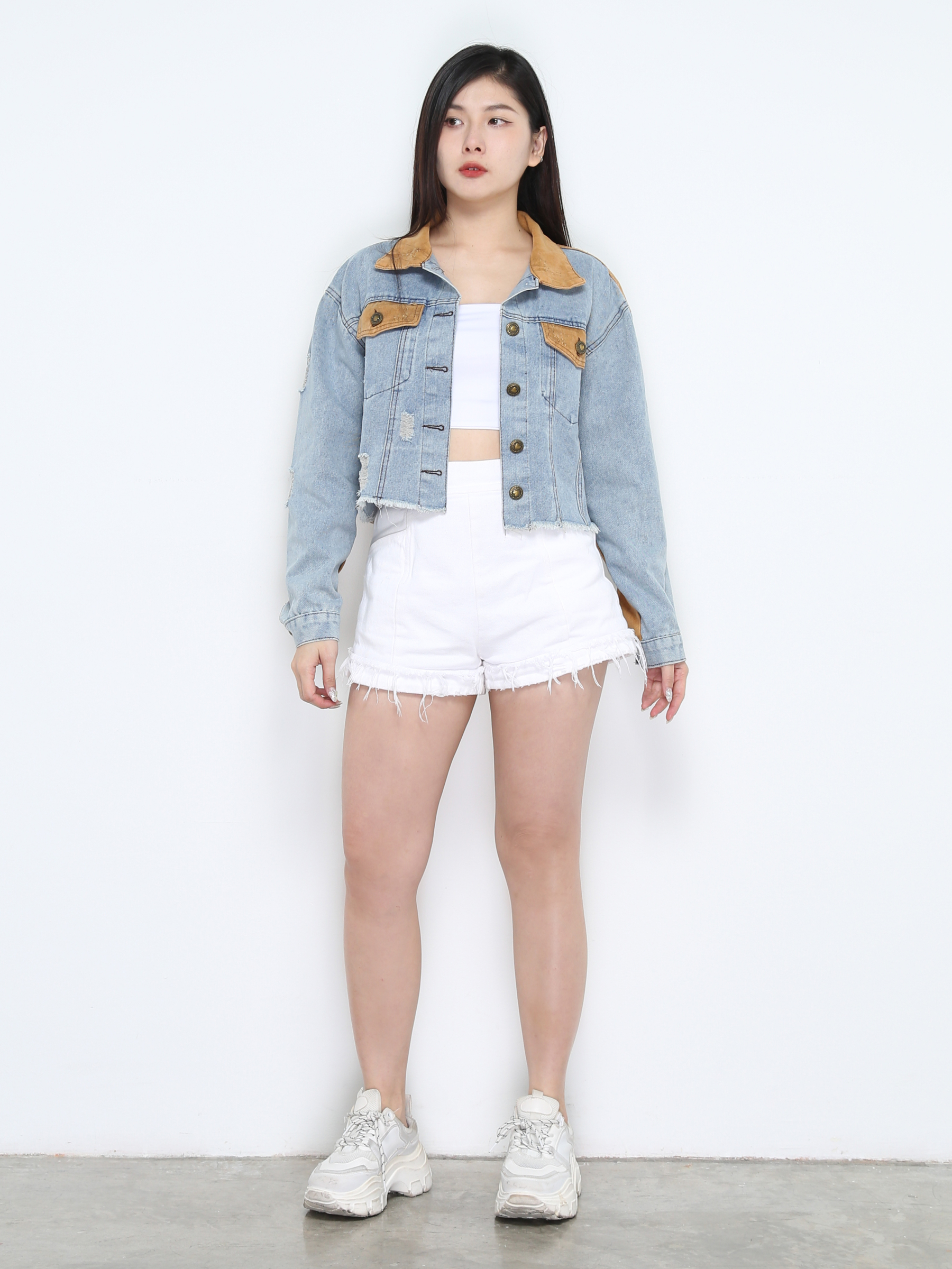 Denim Front Jacket 31409