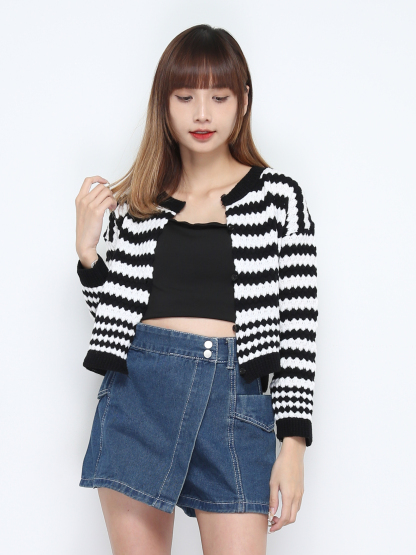 Knitted Wave Top 31411