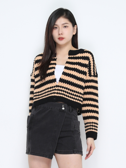 Knitted Wave Top 31411