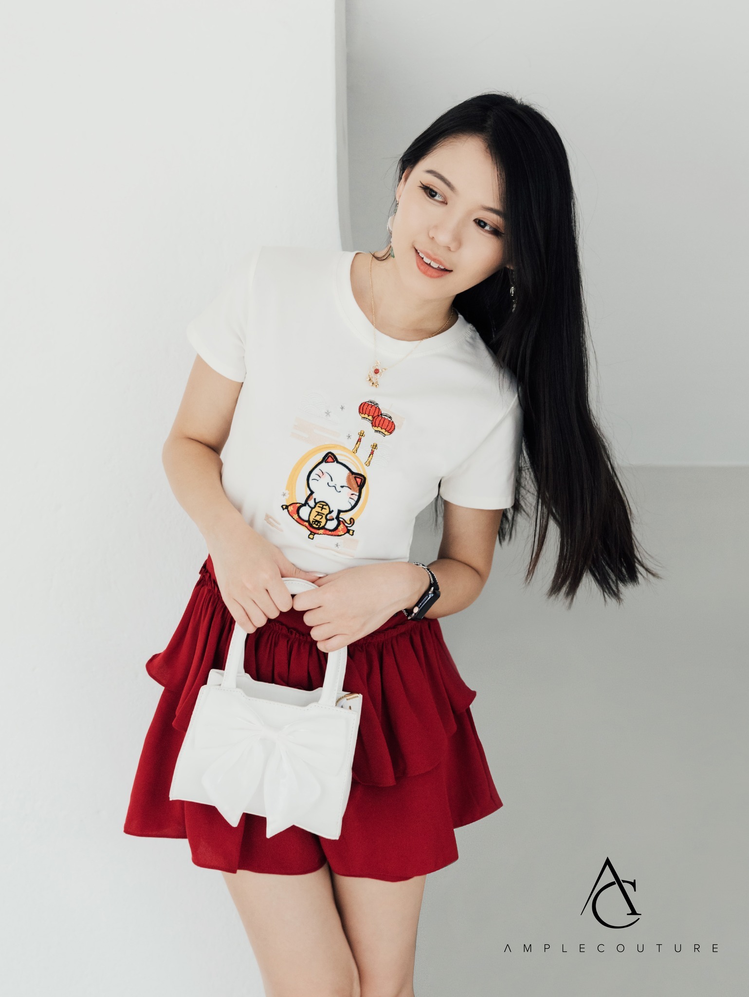 High Waist Ruffles Short Pants 31183