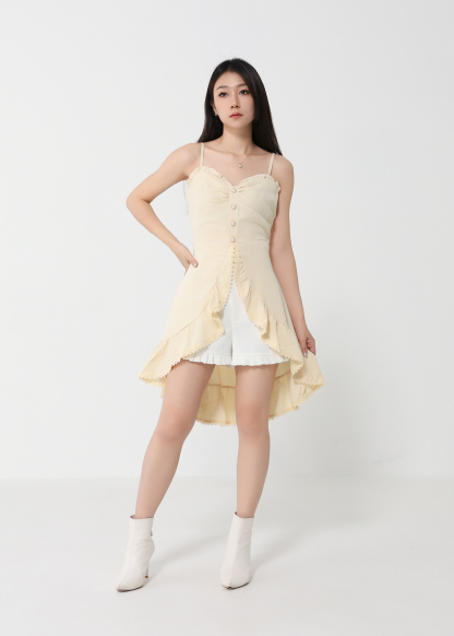 Ruffles With Lace Dress 31508
