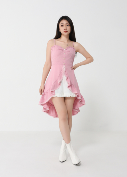 Ruffles With Lace Dress 31508