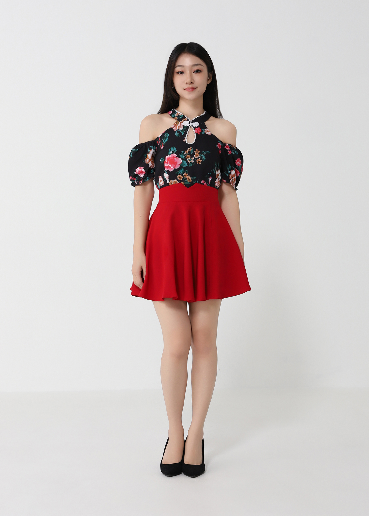 Short Sleeve Back Zip Dress 31552