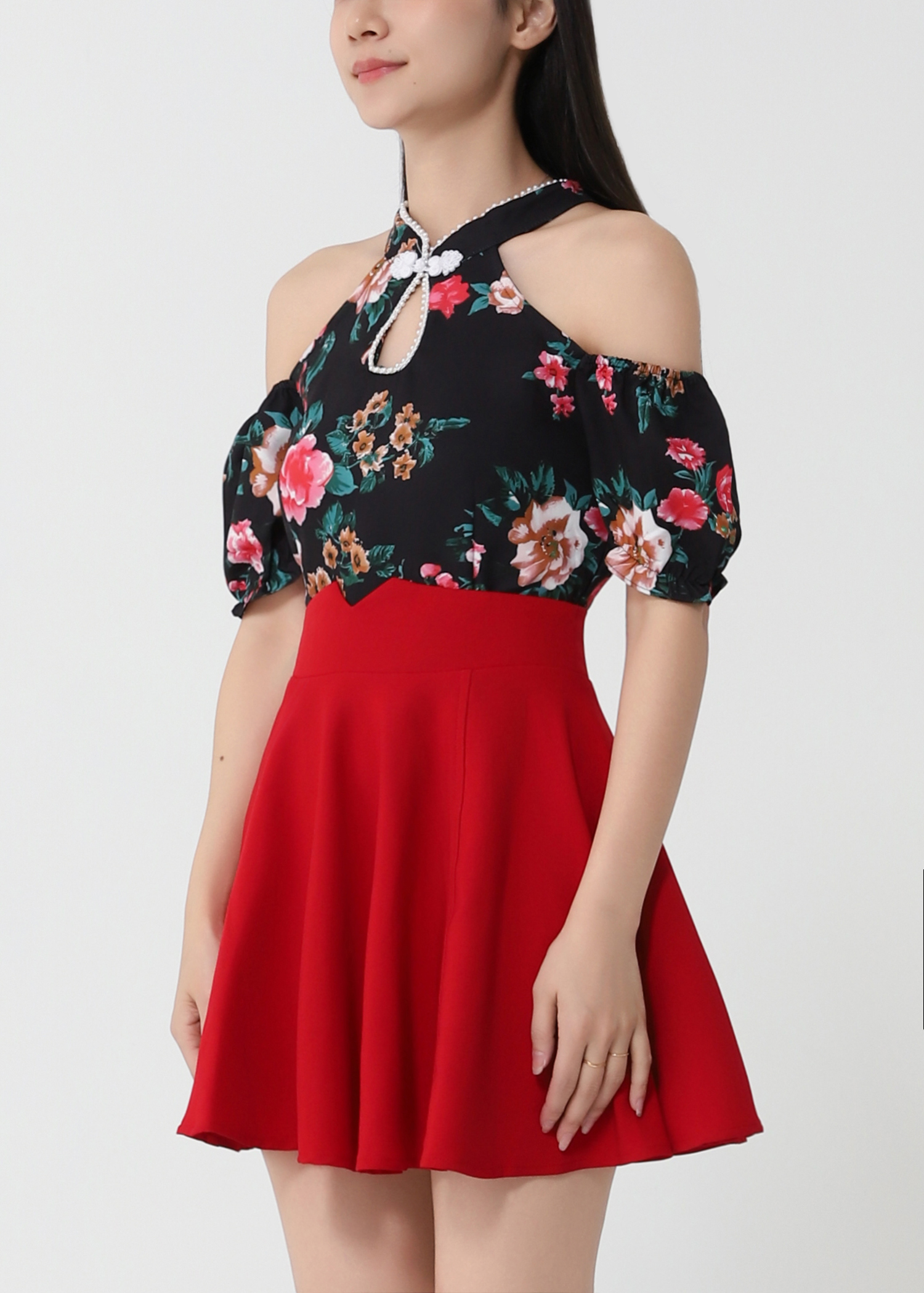 Short Sleeve Back Zip Dress 31552