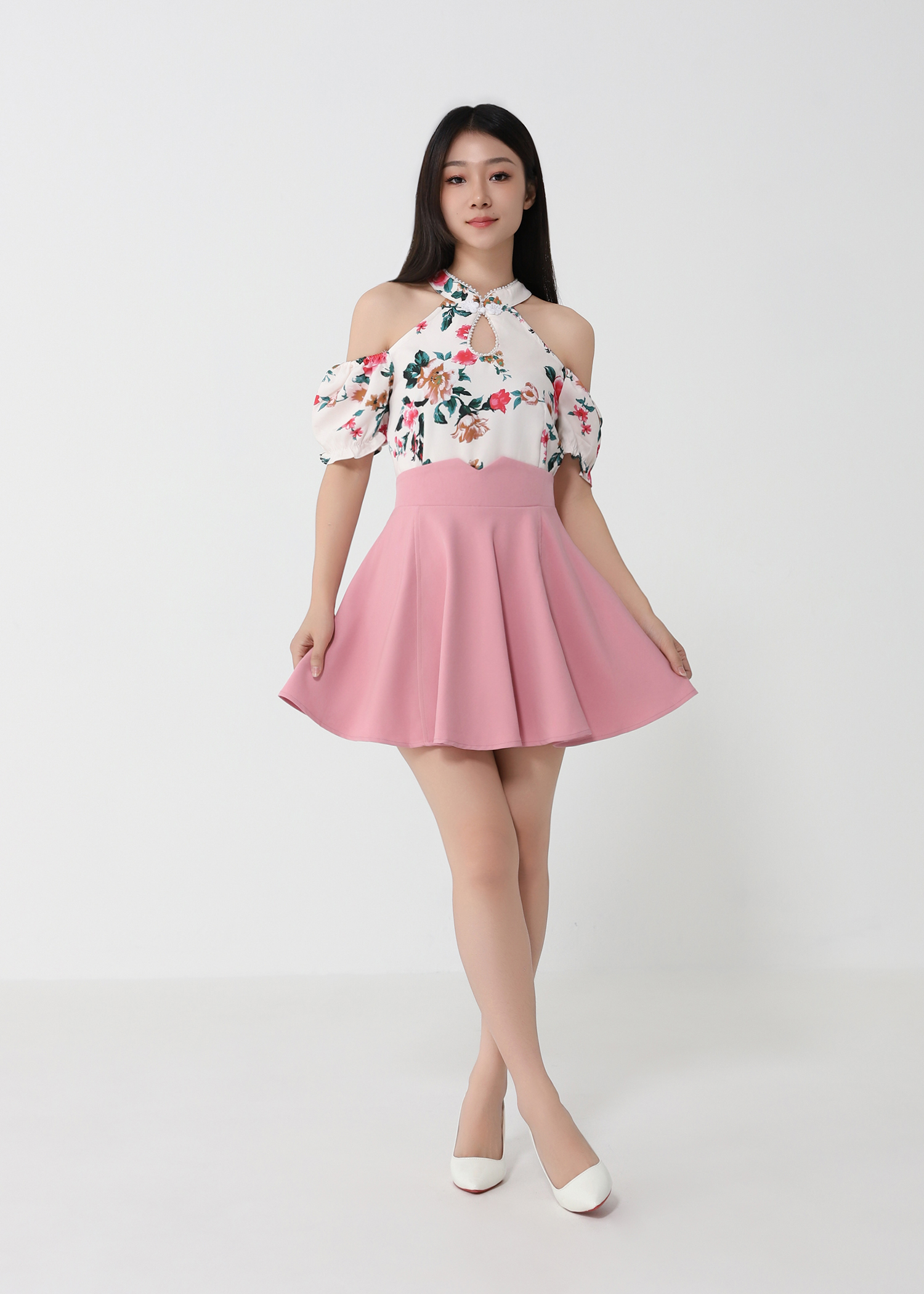 Short Sleeve Back Zip Dress 31552