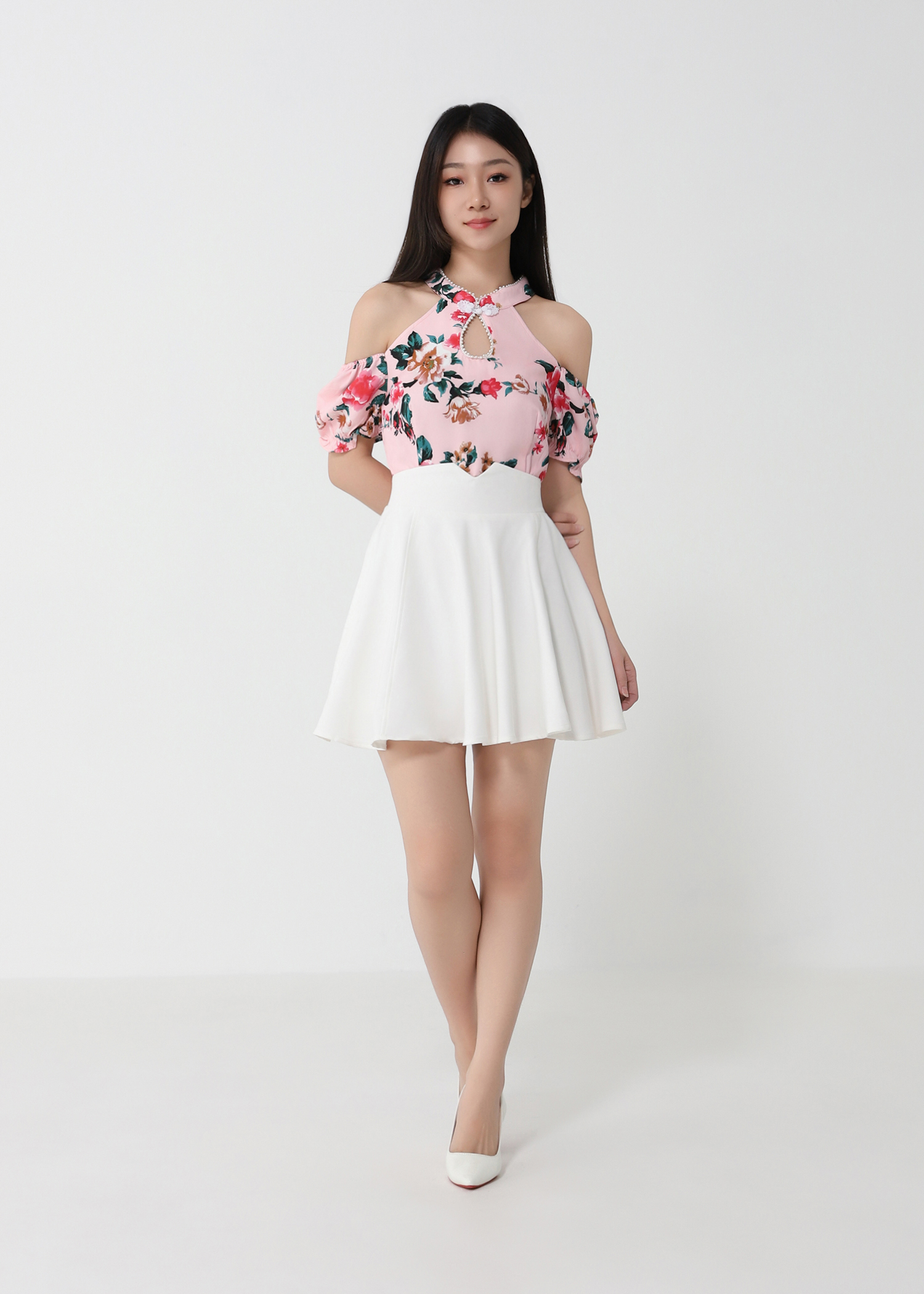 Short Sleeve Back Zip Dress 31552