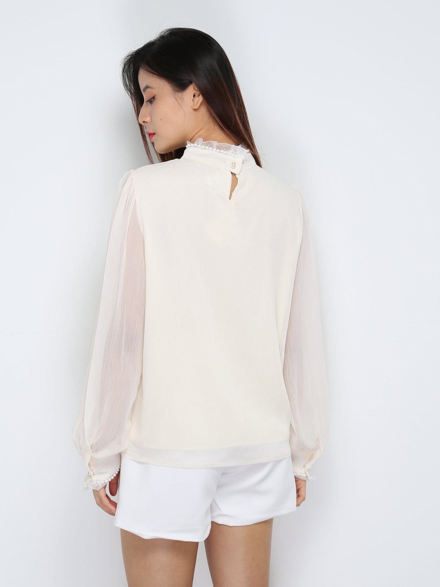 High Waist Side Pocket Short Pants 31555